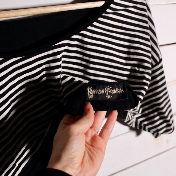 Made in Cali Crop Top Stripes/Black - Picture 6 of 9